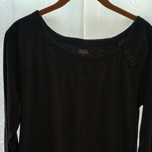 Falls Creek Women's Elegant Black Long Sleeve Tee